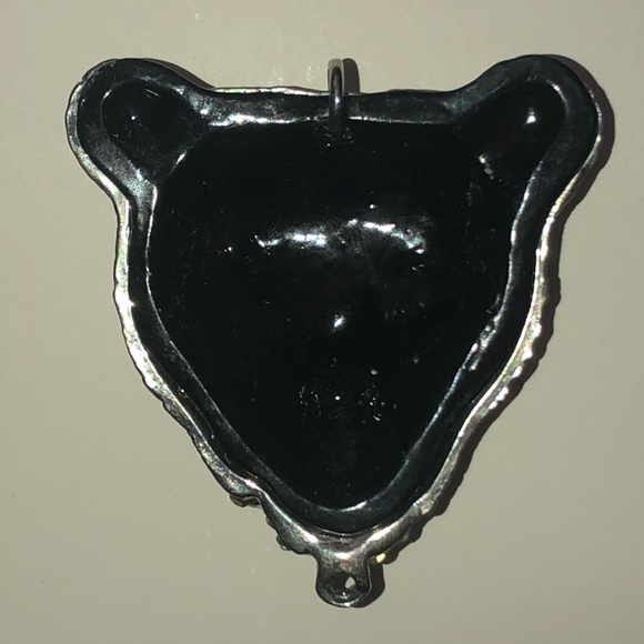 NWOT LEOPARD HEAD NECKLACE PENDANT - Picture 2 of 2